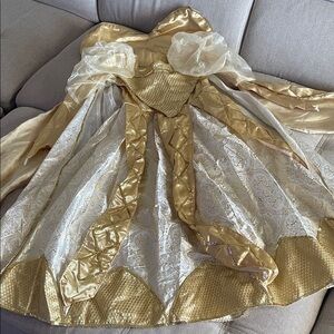 Wishcraft Golden Princess Ball Gown girls costume size 10